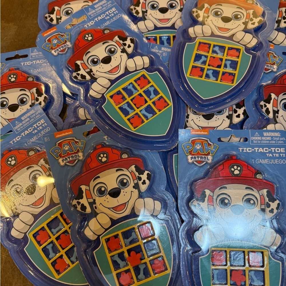 Paw Patrol Tic-Tac-Toe Game Blue and Red Nickelodeon 
Dalmatian Travel Game - Picture 8 of 13